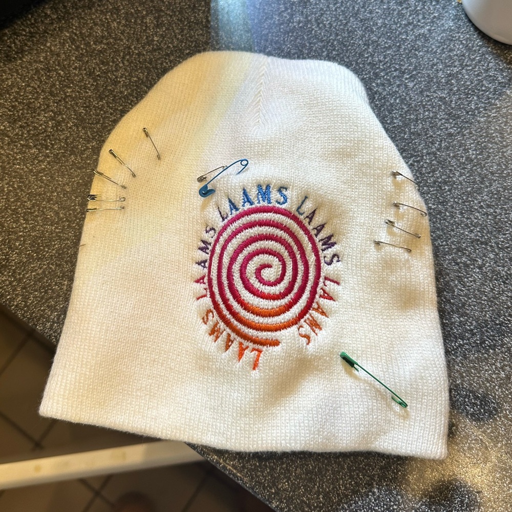 LAAMs custom safety pin hat